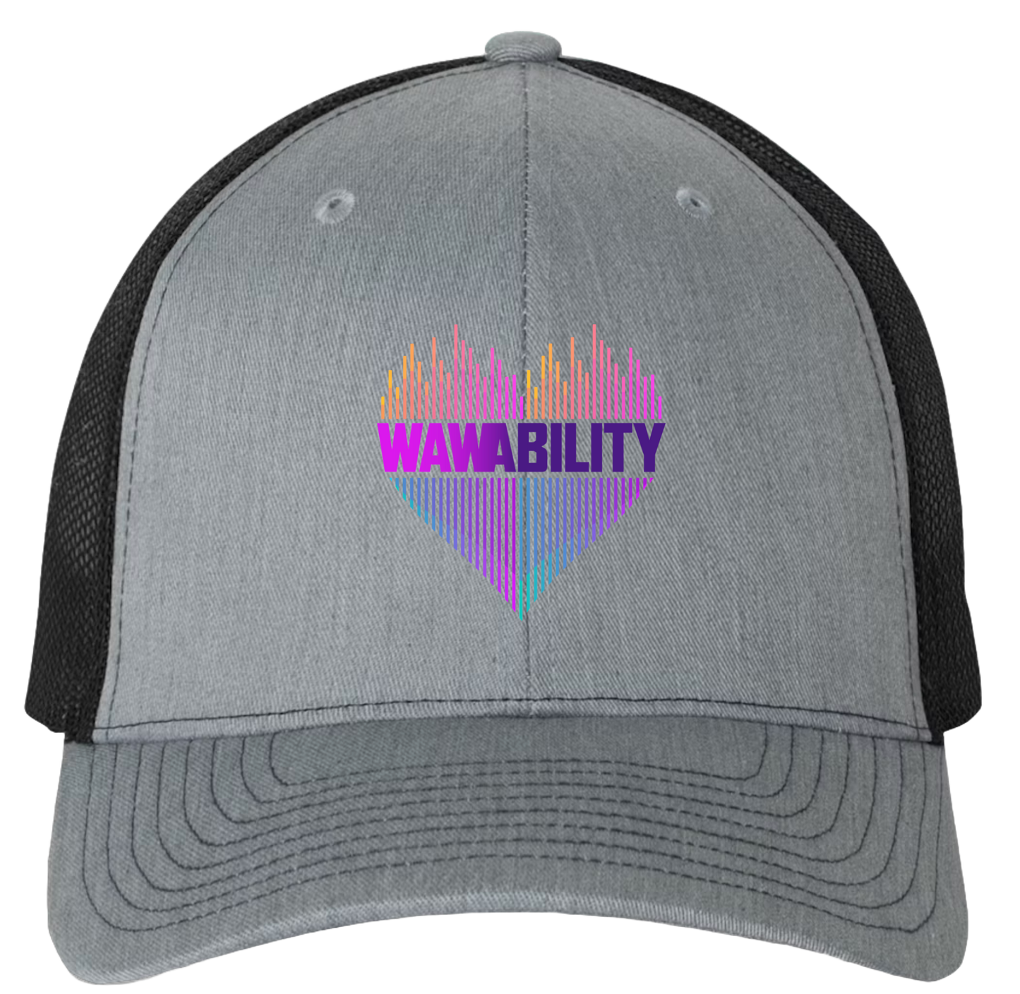 WAWABILITY Snapback Trucker Hat - Color Logo