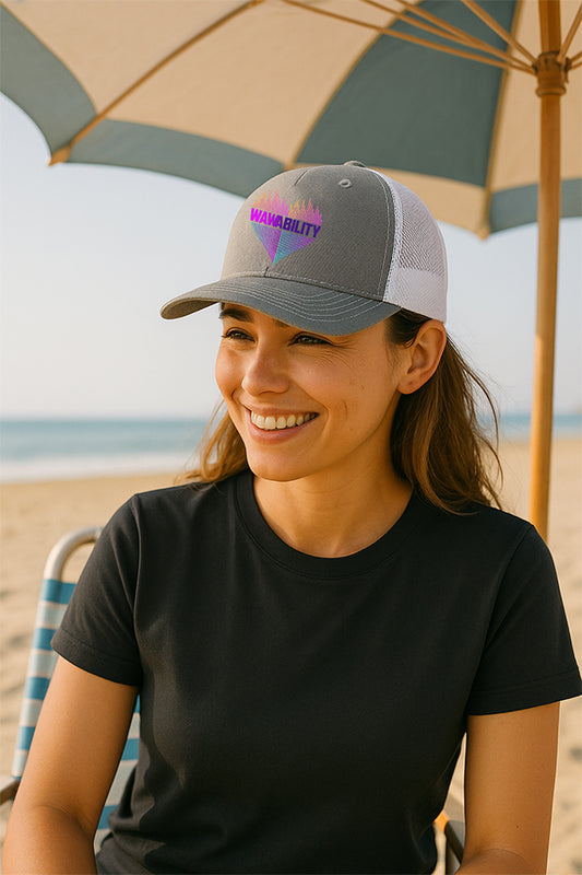 WAWABILITY Snapback Trucker Hat - Color Logo